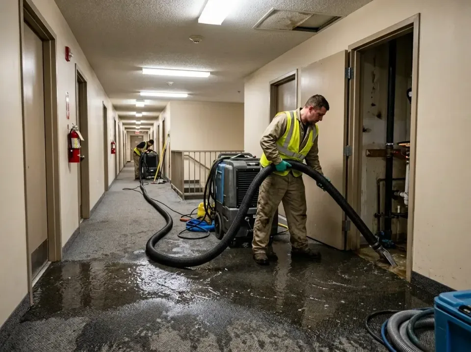 multi-unit-apartment-hallway-f-005 — frequently asked questions, Emergency Burst Pipe Water Extraction & Removal in Christia…